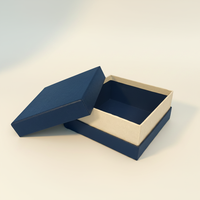 Caja de Almacenamiento de Joyas de Dos Piezas, Diseño Profesional, Marca de Autoridad, Refinada, Elaborada en Estudio, Estilo Arquitectónico, Tipo Ataúd