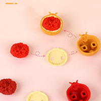 Gomme à effacer 3D en forme de fruit, design créatif et tendance, petit cadeau idéal pour les festivals - Nouveauté 2026