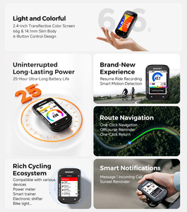 Ordinateur de vélo <span class=keywords><strong>GPS</strong></span> <span class=keywords><strong>IGPSPORT</strong></span> BSC200S, compteur de vitesse sans fil intelligent pour le cyclisme sur route et en montagne, équipement sportif - Product Image 2