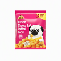 Friandises pour chiens saveur cheddar, en forme de maïs soufflé, 28g, texture semi-molle, salées, sans graisses trans, sachet de friandises gonflées