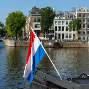 Bandeira holandesa 8 pés * 5 pés personalizada bandeira nacional do reino da Holanda bandeiras grandes máquina de impressão
