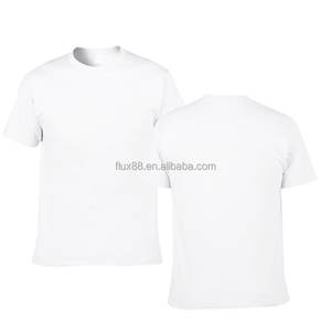 T-shirt décontracté d'<span class=keywords><strong>été</strong></span> pour homme 100 % coton, imprimé <span class=keywords><strong>photo</strong></span>, couleur unie, col rond, manches courtes, coupe classique - Product Image 3