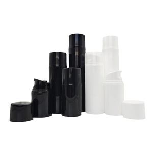 Botellas de vacío transparentes de PP de boca ancha para loción, emulsión, gel de baño, cosméticos, tamaño de viaje con cabezal dosificador. - Product Image 5