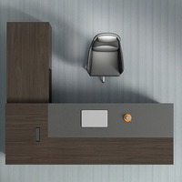 Bureau de direction haut de gamme avec structure robuste, plusieurs compartiments de rangement, grande taille, table de travail pour PDG, patron, bureau