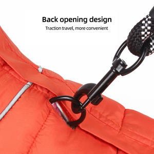 Manteau réversible haut <span class=keywords><strong>de</strong></span> gamme pour animaux <span class=keywords><strong>de</strong></span> compagnie, classique, en coton et polyester, chaud, pour l'automne et l'hiver, veste gilet, équipement d'extérieur, vente en gros - Product Image 4