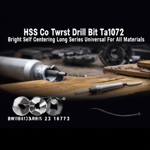 Hss Co Twist <b>Drill</b> <b>Bit</b> Ta1072 Bright Self Centering <b>Long</b> Series Universal For All Materials - Product Image 3