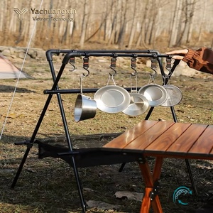 Bol pliable moderne et écologique pour l'extérieur avec poignée pliable en acier inoxydable 304, vaisselle de camping - Product Image 6