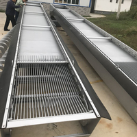 Usine de traitement des eaux usées Machine automatique de râteau à ordures en acier inoxydable Système d'écran à barres grossières
