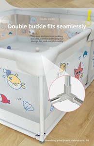 Corralito para Bebé Nuevo al Mejor Precio de Fábrica, Corralito de Seguridad Extra Grande para Bebés, Barrera de Seguridad Portátil para Bebés - Product Image 3