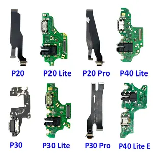 Cable flexible para teléfono móvil, placa de puertos de carga, reemplazo para Huawei P30, P20, P10, P9, P40 Lite E 5G Pro, Conector de puerto de carga flexible