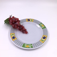 Assiettes en mélamine rondes personnalisées écologiques en plastique, imprimées sur mesure, en gros
