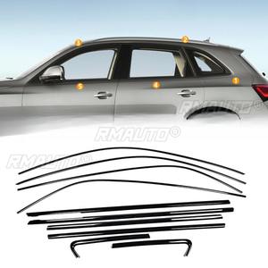 Bande décorative pour fenêtre de voiture, cadre de porte en acier inoxydable, composants extérieurs pour Audi Q5 2010-2018, Kit carrosserie, accessoires de voiture - Product Image 3