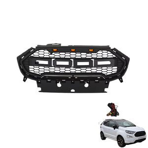 LUMA Accessories Parts Pare-chocs de voiture en plastique ABS noir 2016-2019 Grill avec lumière de remplacement pour <span class=keywords><strong>Ford</strong></span> <span class=keywords><strong>Ecosport</strong></span> - Product Image 1