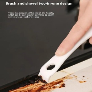 Multifunctional Hard Bristle Gap Cleaning <b>Brush</b> Long Handle Crevice <b>Brush</b> For Bathroom Tile <b>Window</b> Track Kitchen Dead Corner - Product Image 4