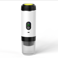 Machine à expresso portable rechargeable par USB, cafetière à capsules, fabrication OEM, barista nomade, machine auto-chauffante pour boissons chaudes et froides