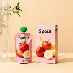 Pochette à bec verseur réutilisable personnalisée pour boissons aux fruits, emballage de poche à bec verseur, poche liquide, anti-odeur - Product Image 1