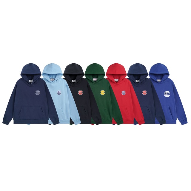 Classic Mixed Emotion Cartoon Printed Chest Small Letter Pullover Hoodie Oversized Soft Corduroy Multi Color Vintage Daily