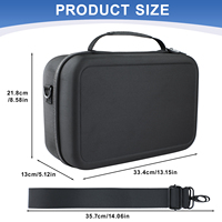 Sac de transport rigide en mousse EVA avec mousse perforée amovible pour outils, appareils photo et gadgets électroniques – Vente en gros