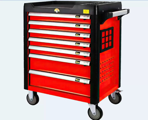 Heavy-Duty 7-<span class=keywords><strong>Drawer</strong></span> công cụ giỏ hàng với 421 cái công cụ thiết lập với lớn bằng thép không gỉ nhôm lưu trữ Xe đẩy cho nhà để xe hội thảo - Product Image 3