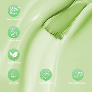 OEM/ODM Private Label Großhandel, Tragbares 6-Farben-Einschritt-Gel-Set Ohne Unterlack+Farbe+Überlack Langanhaltender Nagel-Gel-Lack-Set - Product Image 4