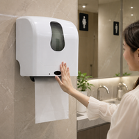 Distributeur Automatique de Serviettes en Papier OEM, ABS, Sans Contact, Distributeur de Serviettes en Papier de Luxe Commercial pour Centre Commercial, Hôtel, Toilettes