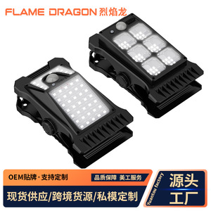 Lámpara Solar Xinster con Clip, Recargable, para Exteriores, Camping, Jardín, Patio, Impermeable, con Sensor de Movimiento, Lámpara de Pared - Product Image 4