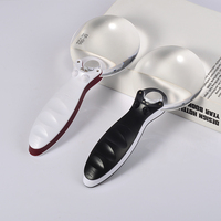 Elegant Handheld Frameless LED Magnifier 75mm High Clarity Dual Lens with Stylish Design