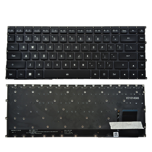 Clavier d'ordinateur portable rétroéclairé en anglais américain pour Gigabyte <span class=keywords><strong>AERO</strong></span> 16 XE4 XE5 <span class=keywords><strong>OLED</strong></span> BKF BSF RP86 27703-KRNR6-S10S, nouveau clavier noir - Product Image 1