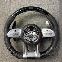 LED en carbone personnalisée pour Mercedes Benz W204 W205 W206 W207 W212 W213 X253 W217 W221 W222 B200 CLA E220 Volant