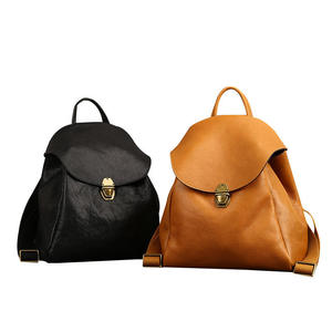 Mochila Andong Retro de Cuero Vacuno Genuino, Bolso de Viaje de Lujo para Mujer, Gran Capacidad, Mochila de Moda Femenina - Product Image 6
