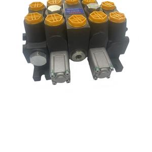 Distributeur de chargeurs hydrauliques Huamao, vanne de commande à 1-7 sections actionnée par joystick - Product Image 2