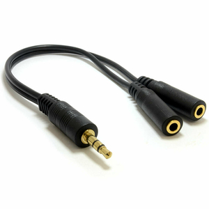 3.5mm Audio Stereo TRRS Headphone Jack Microphone Audio Y <b>Splitter</b> Male to Female Aux Cable Adapter Cord - Product Image 5