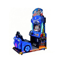 Machine de jeu de course automobile d'arcade, simulateur de conduite intérieur à monnayeur, jeu d'amusement pour enfants pour centre de jeux