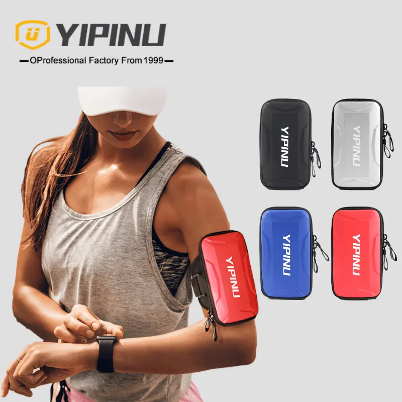 YIPINU עמיד למים עם לוגו זרוע טלפון נייד כושר רב תכליתי חיצוני ספורט תיק ריצה arm band