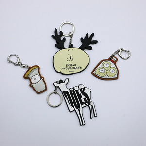 ผลิตพวงกุญแจยางซิลิโคน PVC แบบนิ่ม ลายการ์ตูนอนิเมะ IP อาหาร เห็ด เกี๊ยวซาลาเปา ตามสั่ง - Product Image 4