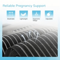 Ceinture de soutien abdominale de maternité avec thérapie magnétique, respirante et réglable