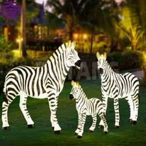 Lámpara decorativa con motivo de cebra para exteriores, IP65, para iluminación de parques, zoológicos y calles. - Product Image 2