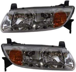 Faros Delanteros de Cristal Estilo Fábrica para Saturn Serie L 2000-2002, Remanufacturados, 12V 6000K, Conjunto de Faros para Auto - Product Image 1