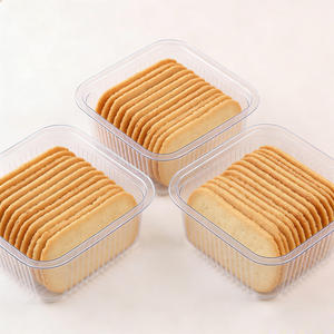 Kotak Kemasan Vakum Persegi <span class=keywords><strong>PET</strong></span> PP Transparan Berkualitas Tinggi, Ramah Lingkungan, Dapat Disesuaikan, dan Dapat Didaur Ulang untuk Toko Kue dan Roti - Product Image 3