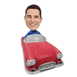 Personnalisez Votre Propre Résine Conduite Papa Bobble Tête Mâle Conduite <span class=keywords><strong>Sa</strong></span> Voiture Cool Figure Collection Bobblehead Statue - Product Image 5