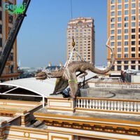 Parc d'attractions Gecai Animatronic Model Factory Grande taille Animatronic Flyingdragon à vendre