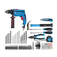 FIXTEC Outil Électrique Portable 600W Perceuse à Percussion 13mm Kit d'Outils