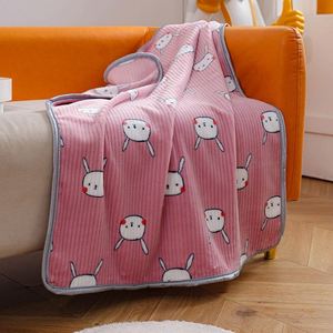 Couverture lavable de petite taille pour animaux de compagnie en fausse fourrure imprimée de dessins animés personnalisés pour les chatons et les chiots sous lesquels dormir - Product Image 2