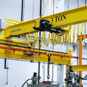 Grúa aérea monorraíl EOT de 10t estándar europeo con motor central y componentes de engranajes - Product Image 5