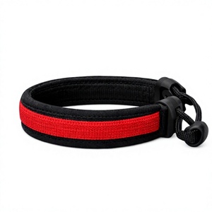 Cinta Protectora de Nailon de Doble Tono con Logotipo Personalizado a Precio de Mayoreo, Accesorio de Ejercicio Rojo y Negro, Duradero, Ajuste Universal - Product Image 3