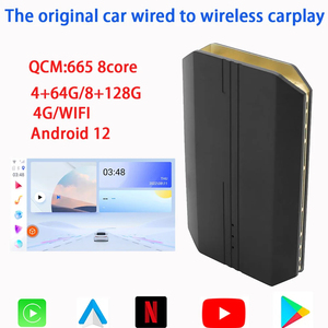 Carplay inalámbrico Ai Box Android 12 navegación automática para VW Toyota Kia Mazda Citroen Peugeot Netflix YouTube <span class=keywords><strong>Spotify</strong></span> - Product Image 2