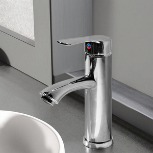 Bán Buôn Giá Rẻ Giá Phòng Tắm Duy Nhất Xử Lý Vòi Nước Thép Phòng Tắm Bồn Rửa Lưu Vực Nóng Và Lạnh Vòi Nước Lưu Vực Mixer - Product Image 6