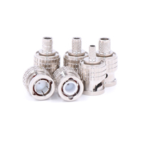Connecteur BNC 75ohm SDI 12GHz. Adaptateur de connecteurs BNC 12GHZ de haute qualité. Connecteur BNC à vis rapide CCTV pour câble RG316 CFD200