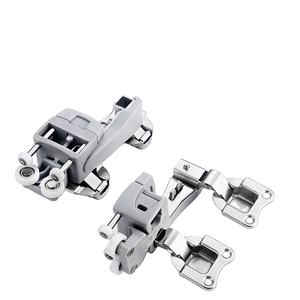 Quincaillerie de porte pliante rembourrée pour armoire, vestiaire, couloir, porte coulissante, rail suspendu, poulie, rail - Product Image 1