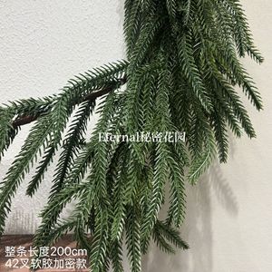 Guirlande de Noël Secret Garden 182,88 cm, plante verte artificielle, décoration de style européen et américain - Product Image 2